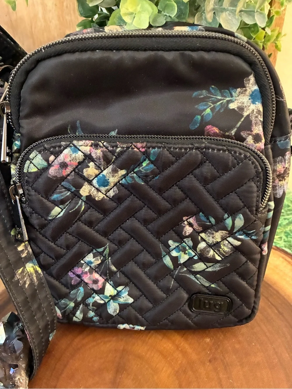 Lug Can Can, Crossbody Purse Convertible Bum Bag with Multicolor Floral Print